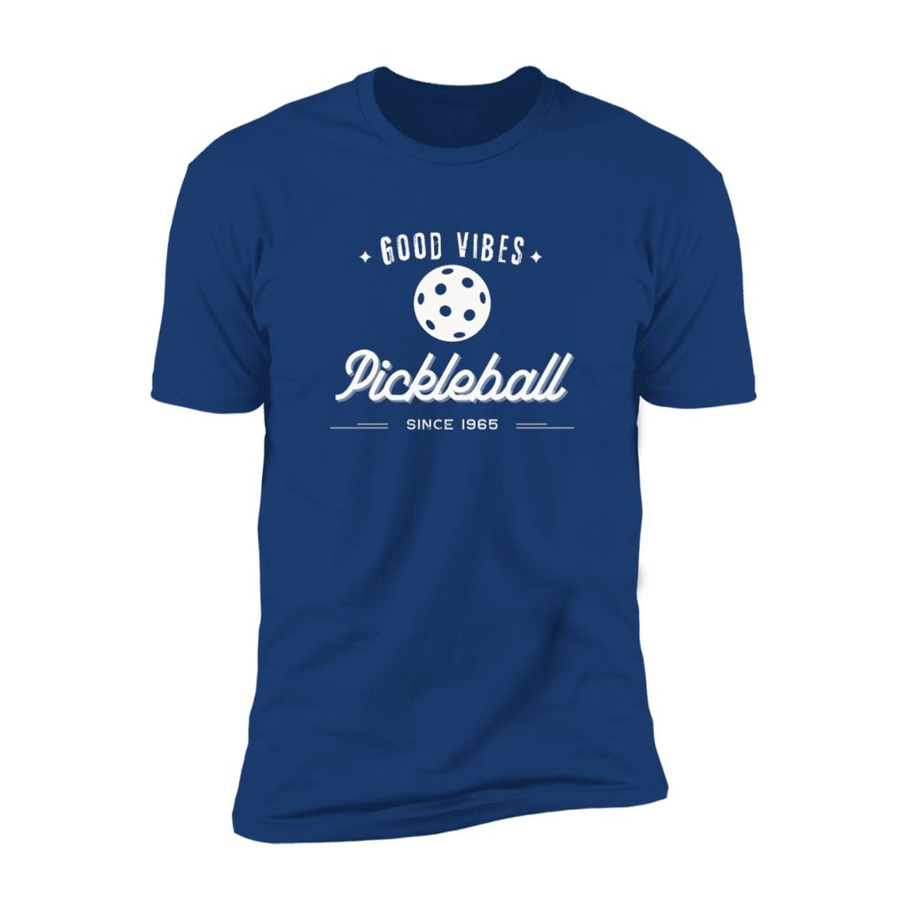"Good Vibes" Men's Pickleball Cotton T-Shirt
