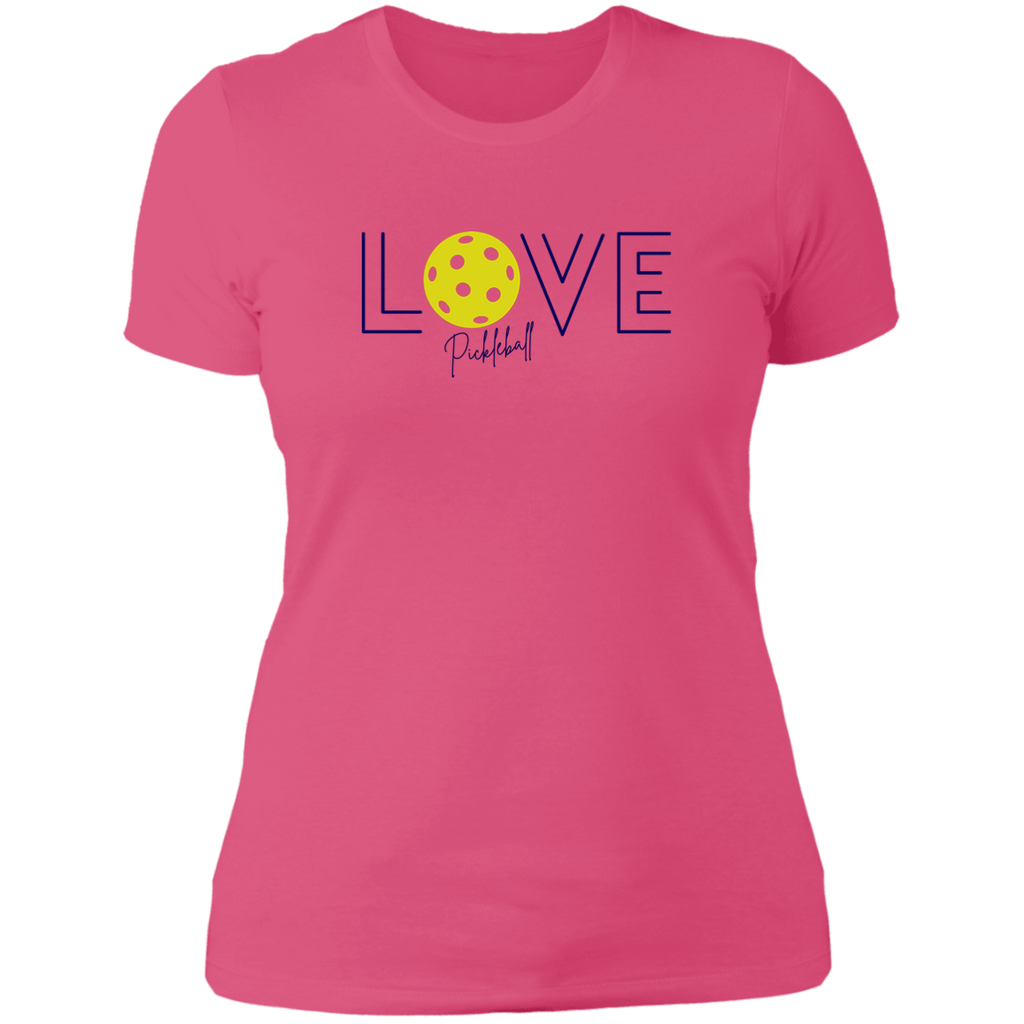  Women's Pickleball T-Shirt (Cotton) - LOVE 