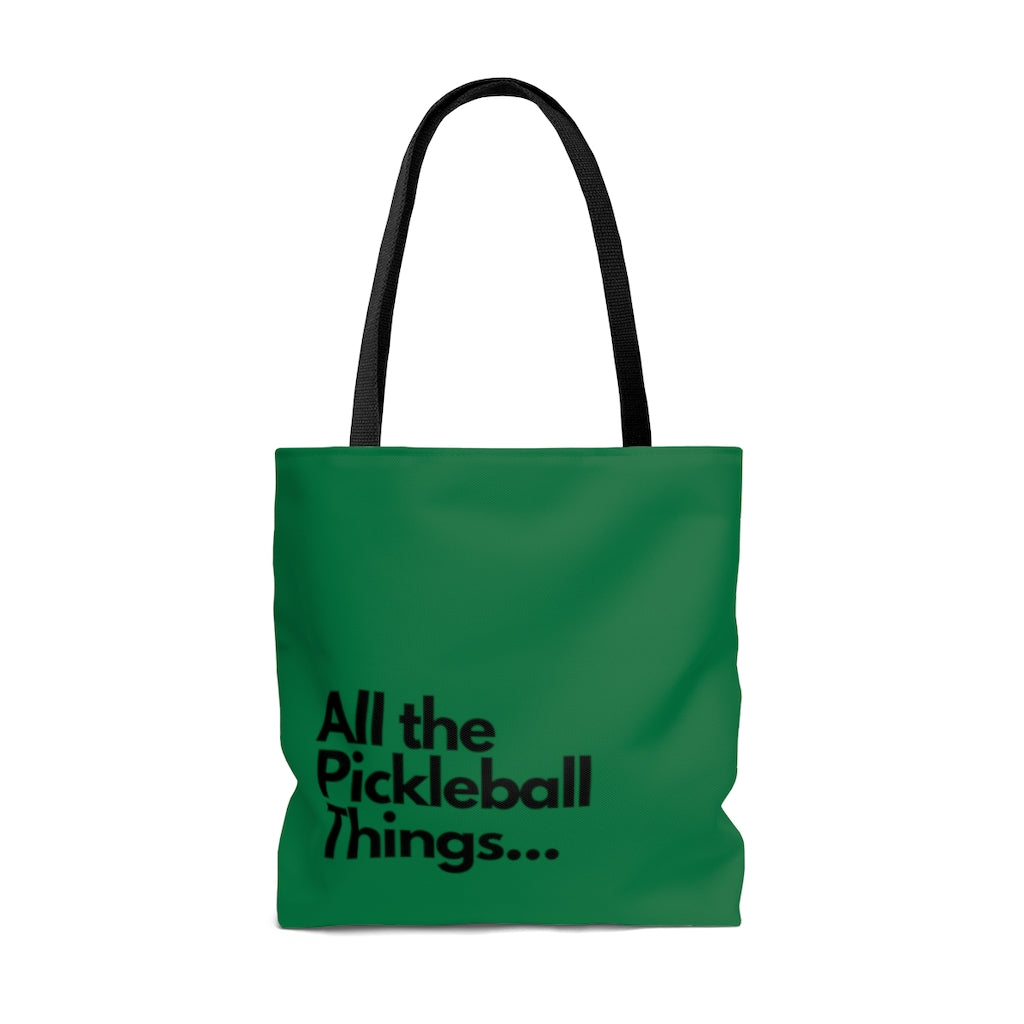 "All the Pickleball Things" Tote Bag - Pickles & Paddles