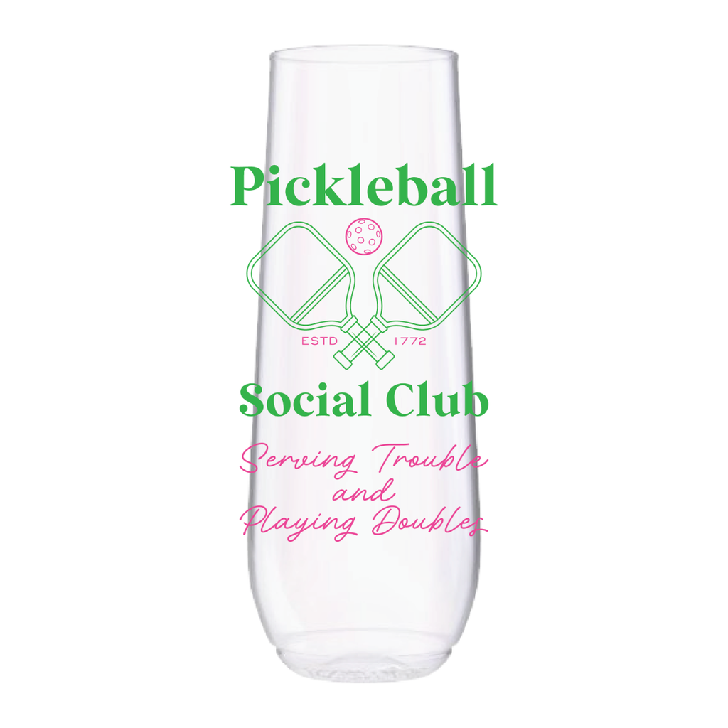 Pickleball Shatterproof Wine Glasses - GoodThings