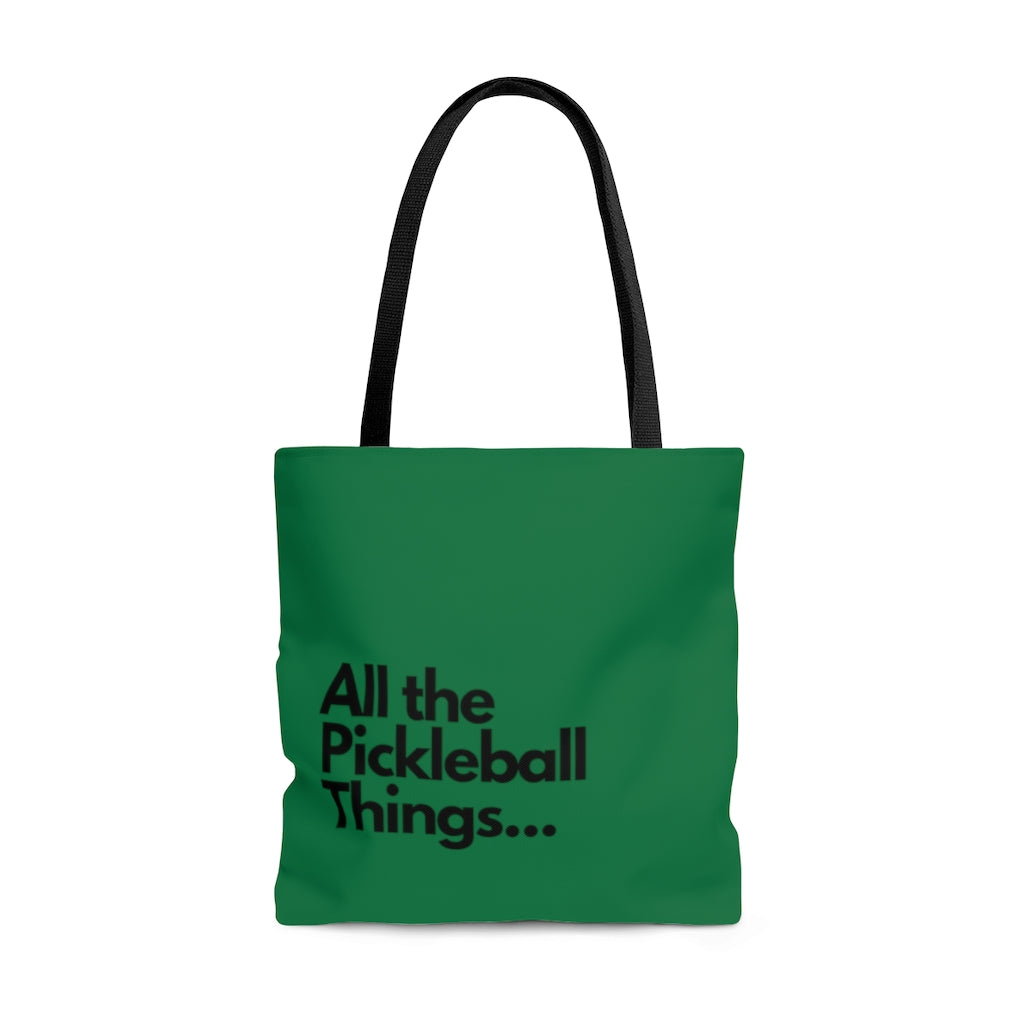 "All the Pickleball Things" Tote Bag - Pickles & Paddles