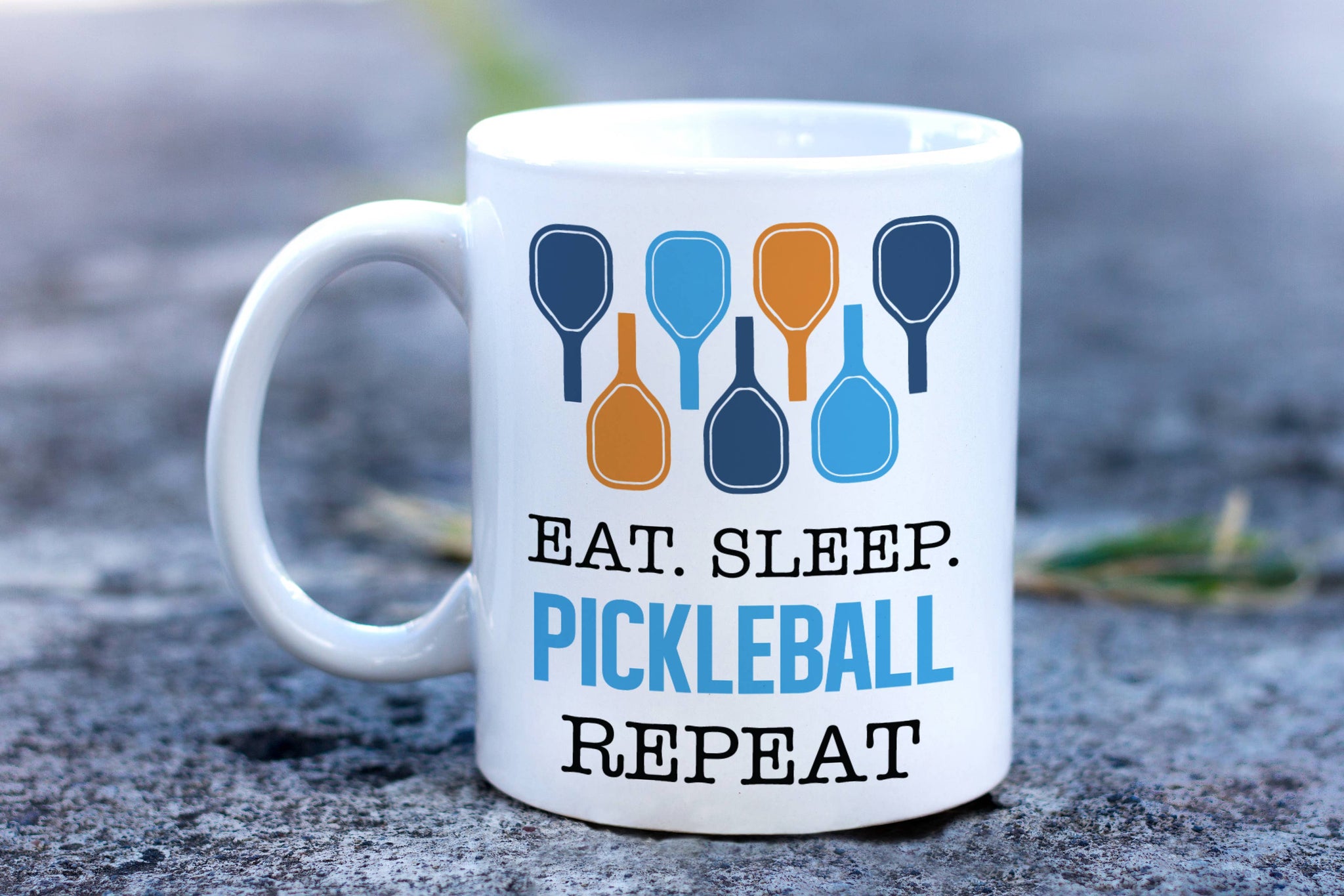 Pickleball Mug - Eat Sleep Picklebal Repeat Mug - 11oz